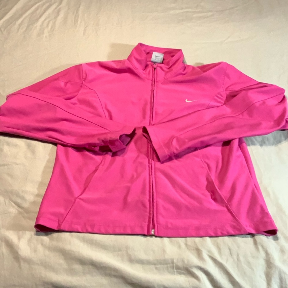 Nike Dri-FIT Bright Pink Apparel. There are a couple of spots -pictured